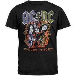 AC/DC - Rock N Roll Explosion Soft T-Shirt