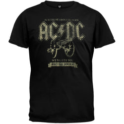 AC/DC - Those About To Rock Distressed Soft Adult T-Shirt