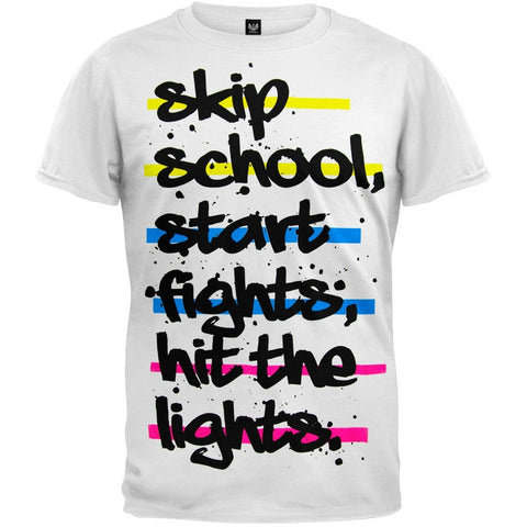 Hit The Lights - Skip School Soft T-Shirt