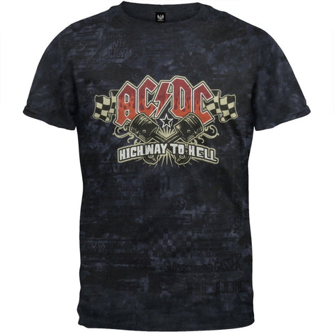 AC/DC - Piston Tie Dye T-Shirt