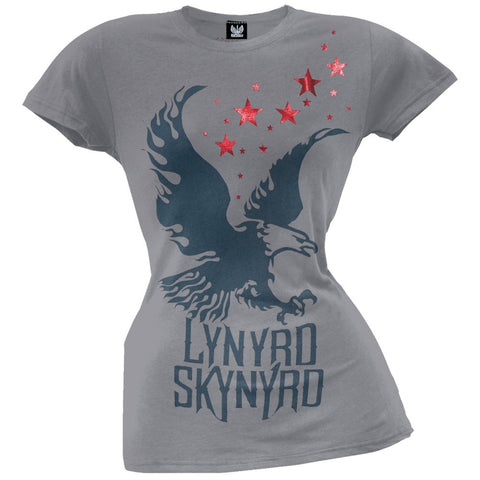 Lynyrd Skynyrd - Stars Grey Juniors T-Shirt