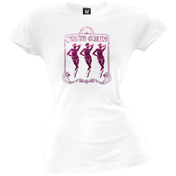 Christina Aguilera - Pink Foil Juniors T-Shirt