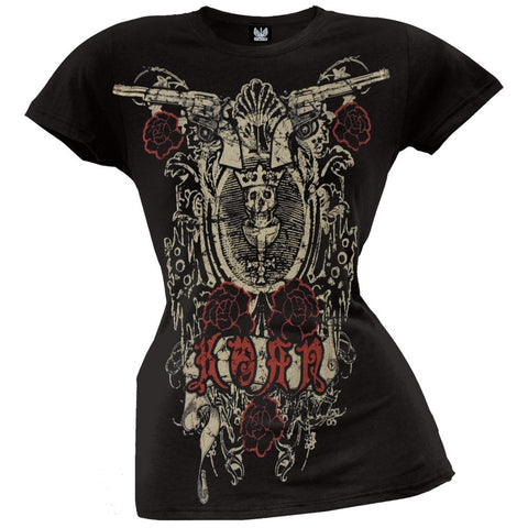 Korn - Pistol & Roses Juniors T-Shirt