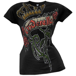 Cinderella - Crown Skull Juniors T-Shirt