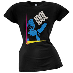 Billy Idol - Day Glow Juniors T-Shirt