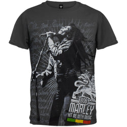 Bob Marley - Hit Me Jumbo Print Soft T-Shirt