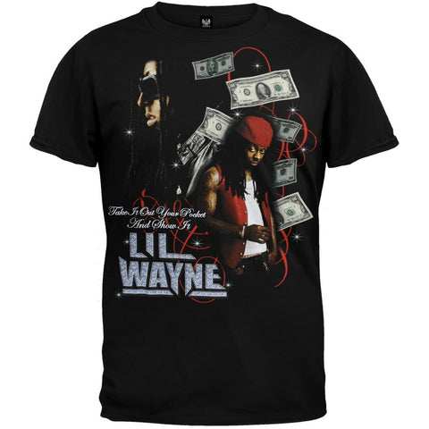 Lil Wayne - Show It Black Adult T-Shirt