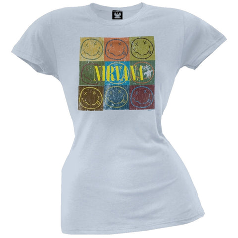 Nirvana - Smile Box Juniors T-Shirt