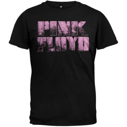 Pink Floyd - Distressed Text Soft T-Shirt