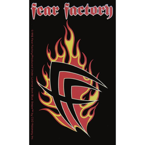 Fear Factory - Flaming Logo Decal