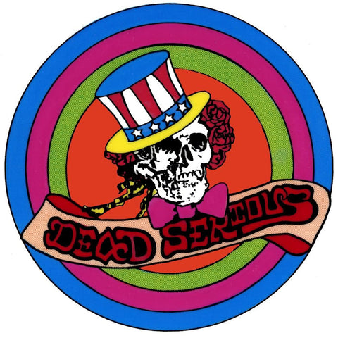 Grateful Dead - Uncle Sam Bertha Cling-On Decal
