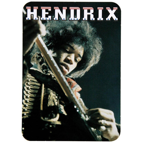Jimi Hendrix - On Guitar Decal