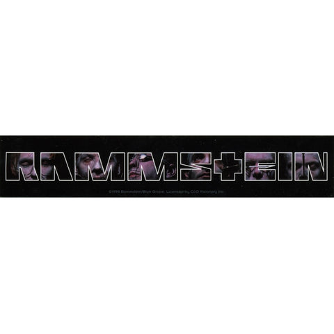 Rammstein - Photo Logo Decal