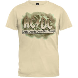 AC/DC - Dirty Deeds Soft Tan T-Shirt