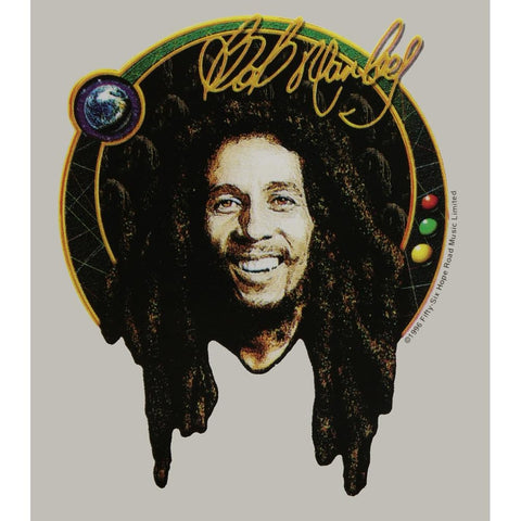 Bob Marley - Signature Photo Clear Decal