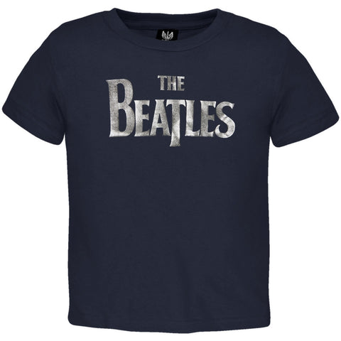The Beatles - Foil Logo Navy Infant T-Shirt