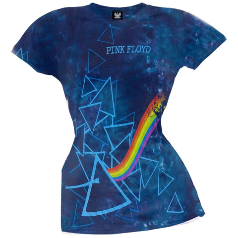 Pink Floyd - Prisms Juniors Tie-Dye T-Shirt