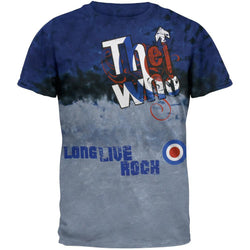 The Who - Be It Dead Or Alive Navy Tie Dye Adult T-Shirt