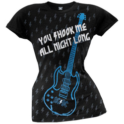 AC/DC -  Shook Me All Night Juniors T-Shirt