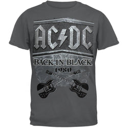 AC/DC - Back In Black Twin Guitar 1980 T-Shirt