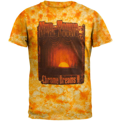 Neil Young - Chrome Dreams Tie Dye T-Shirt