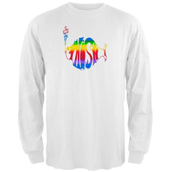 Phish - Rainbow Logo White Long Sleeve