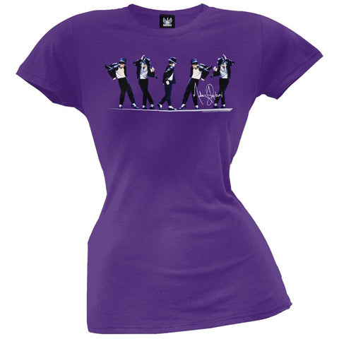 Michael Jackson - Purple Dancer Juniors T-Shirt