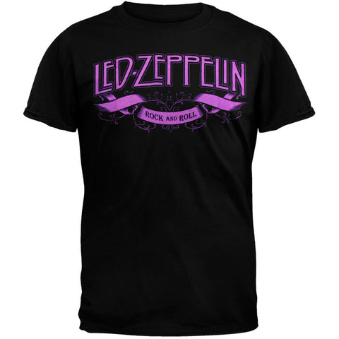 Led Zeppelin - Rock N Roll Banner T-Shirt