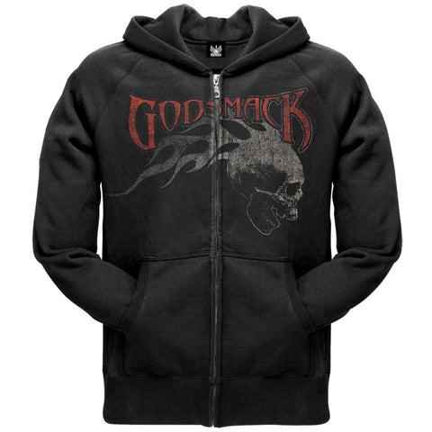 Godsmack - Distressed Skull Zip Hoodie