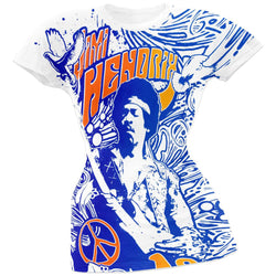 Jimi Hendrix - Soul Angel All-Over Juniors T-Shirt