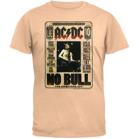 AC/DC - No Bull Tan T-Shirt