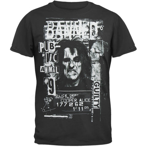 Alice Cooper - Public Enemy #9 Soft T-Shirt