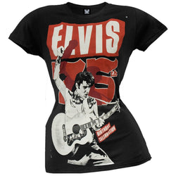 Elvis Presley - 75th Birthday Guitar Juniors Subway T-Shirt