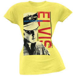 Elvis Presley - Blue Suede Shoes Juniors Subway T-Shirt