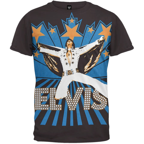 Elvis Presley - Blue Superstars Subway T-Shirt