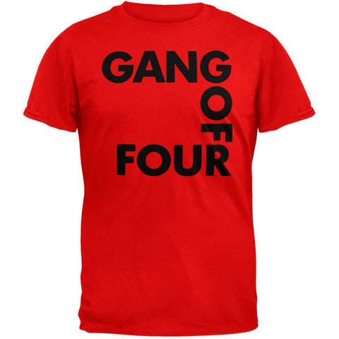 Gang Of Four - Logo Red T-Shirt