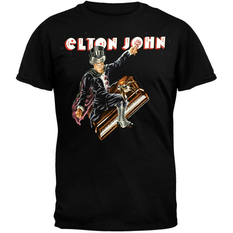 Elton John - Captain Piano 08 Tour T-Shirt