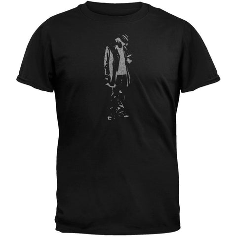 Neil Young - Silhouette Black Soft Adult T-Shirt