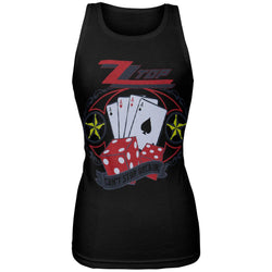 ZZ Top - Cards Juniors Tank Top