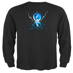 Grateful Dead - Blue Moon Black Toddler Long Sleeve T-Shirt