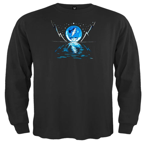 Grateful Dead - Blue Moon Black Toddler Long Sleeve T-Shirt