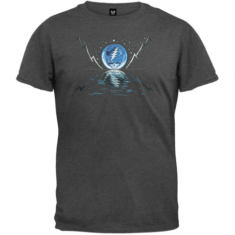 Grateful Dead - Blue Moon Grey Adult T-Shirt