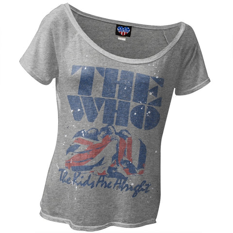 The Who - Kids Are Alright Juniors Slouch T-Shirt