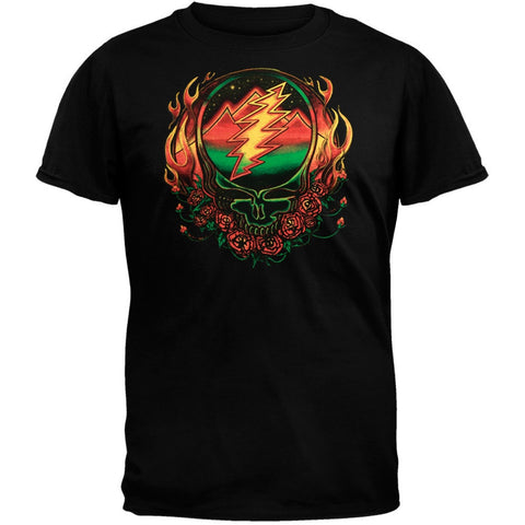 Grateful Dead - Scarlet Fire SYF Black Adult T-Shirt