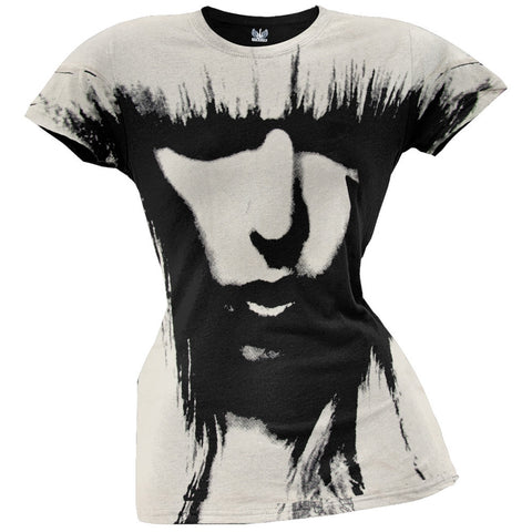 Lady Gaga - All-Over Face Juniors T-Shirt
