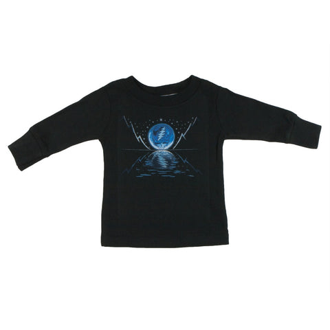 Grateful Dead - Blue Moon Infant Black Long Sleeve T-Shirt