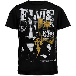 Elvis Presley - King & Badge T-Shirt