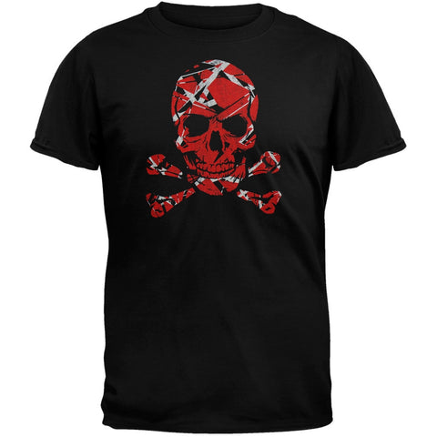 Eddie Van Halen - Stripes Skull Soft T-Shirt