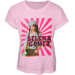 Selena Gomez - White Beret Girls T-Shirt
