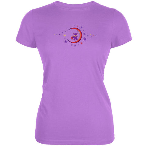 Grateful Dead - Moon Swing Purple Juniors T-Shirt